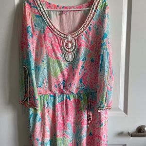 Lily Pulitzer Beaded Cover Up Large